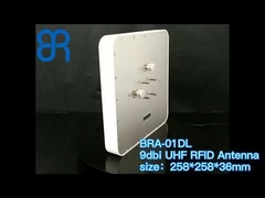 BRA-01DL 9dBic UHF RFID পাঠক অ্যান্টেনা ক্রস পোলারাইজড সুদূর ক্ষেত্র অ্যাপ্লিকেশনের জন্য